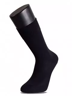 Мужские носки из бамбука с добавлением тактеля и лайкры LT13001-1 MUDOMAY темно-синий (набор из 3х штук)
